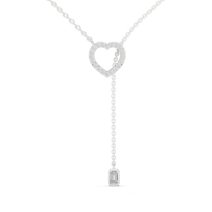 Emerald Lab Grown Diamond Pendant