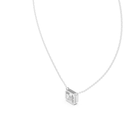 Emerald Lab Grown Diamond Pendant