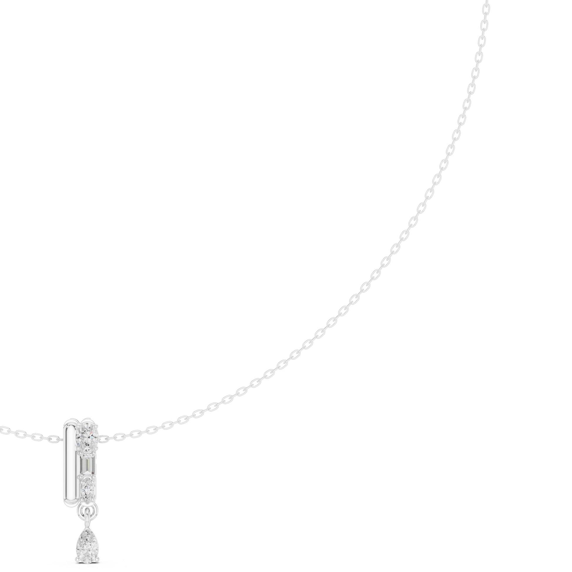 Emerald Lab Grown Diamond Pendant