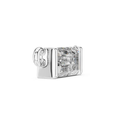 Emerald Lab Grown Diamond Pendant