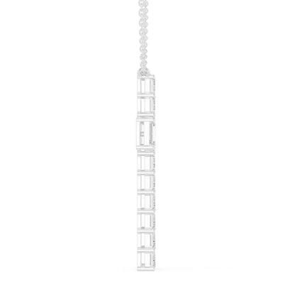 Emerald Lab Grown Diamond Pendant