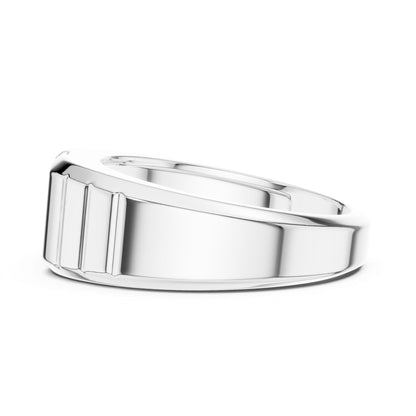 Men's Emerald Lab Grown Diamond Ring