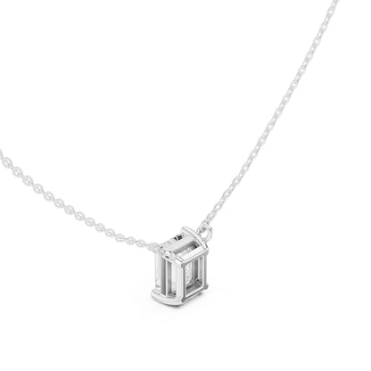 Emerald Lab Grown Diamond Pendant
