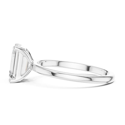 Women's Emerald Lab Grown Diamond Ring