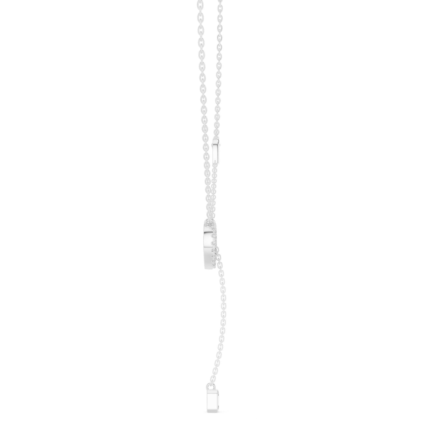 Emerald Lab Grown Diamond Pendant
