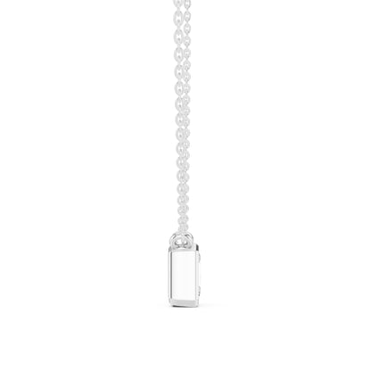 Emerald Lab Grown Diamond Pendant