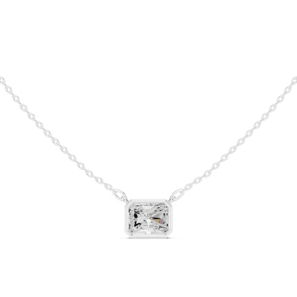 Emerald Lab Grown Diamond Pendant