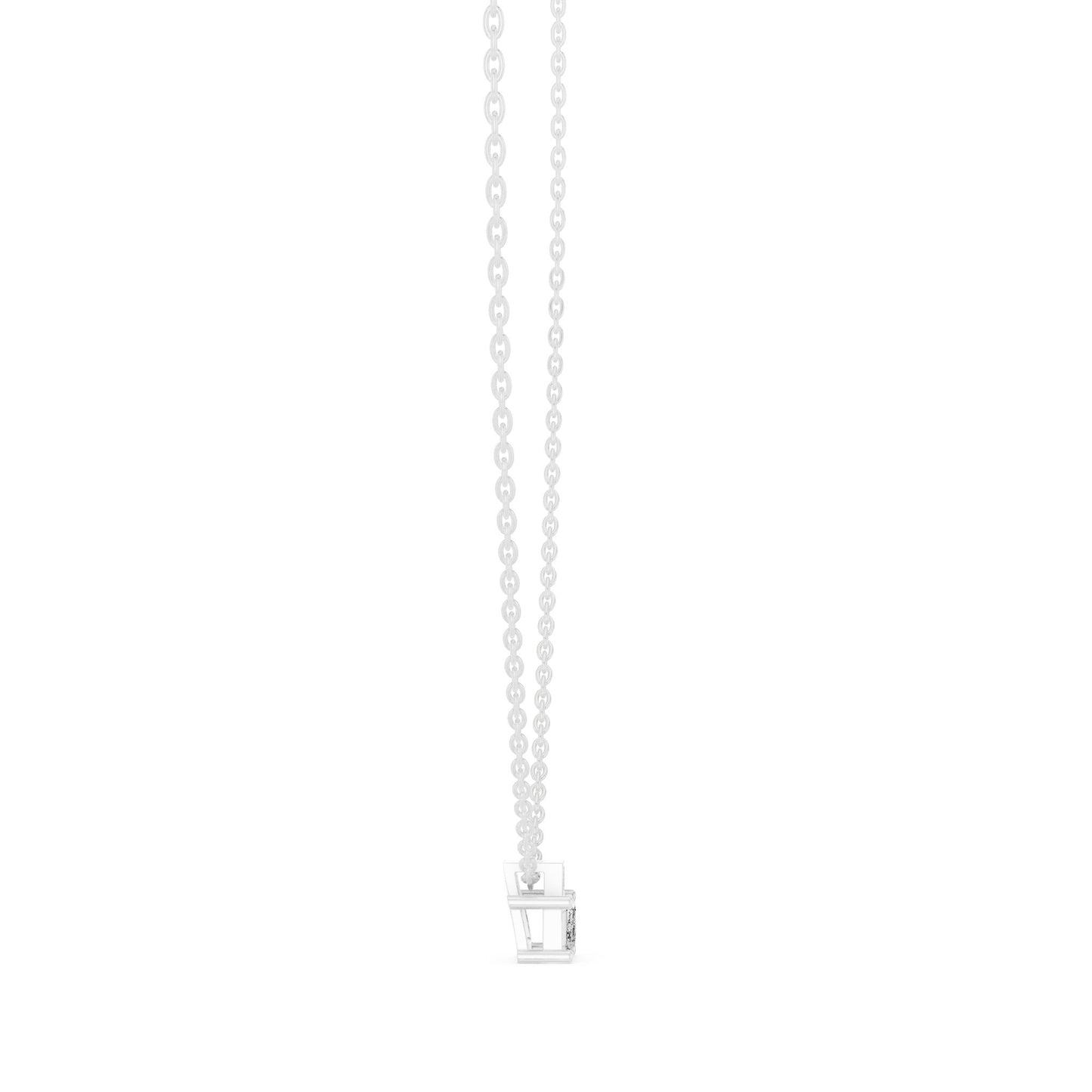 Emerald Lab Grown Diamond Pendant