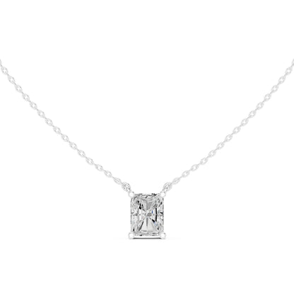 Emerald Lab Grown Diamond Pendant