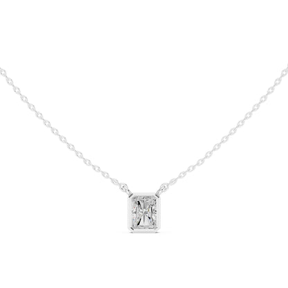 Emerald Lab Grown Diamond Pendant