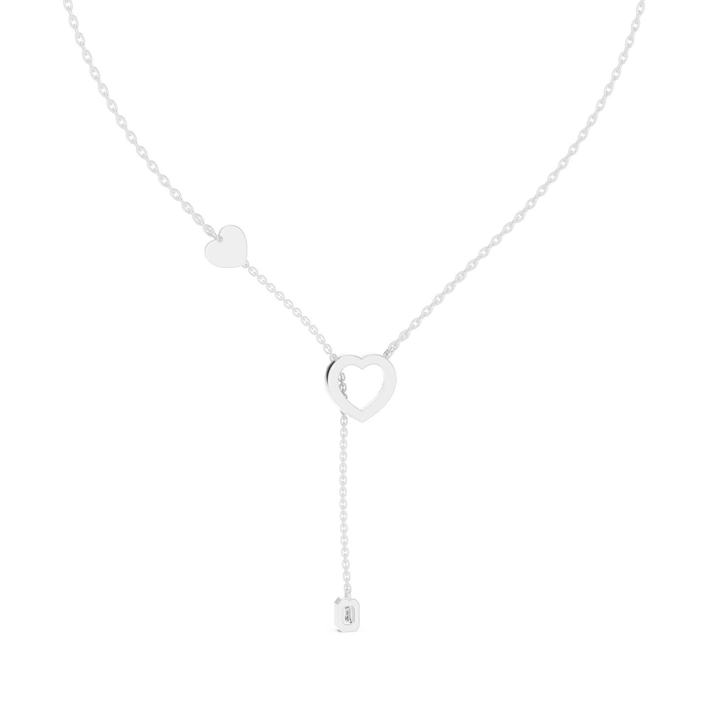 Emerald Lab Grown Diamond Pendant