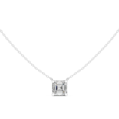 Emerald Lab Grown Diamond Pendant
