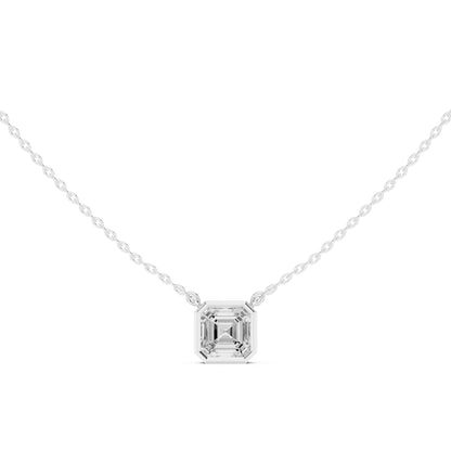 Emerald Lab Grown Diamond Pendant