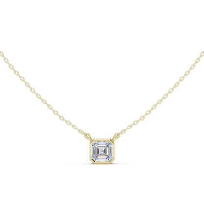 Emerald Lab Grown Diamond Pendant