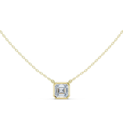 Emerald Lab Grown Diamond Pendant