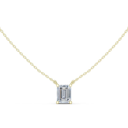 Emerald Lab Grown Diamond Pendant