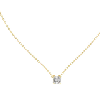 Emerald Lab Grown Diamond Pendant