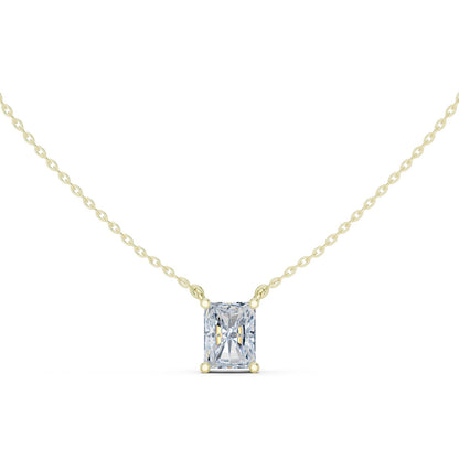 Emerald Lab Grown Diamond Pendant