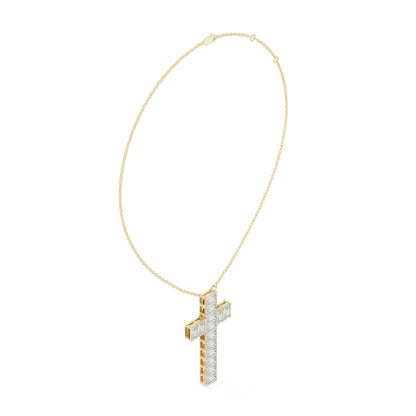 Emerald Lab Grown Diamond Pendant