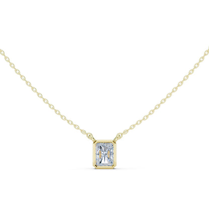 Emerald Lab Grown Diamond Pendant