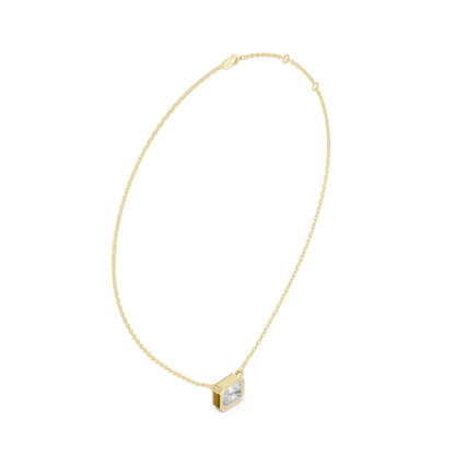 Emerald Lab Grown Diamond Pendant