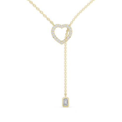 Emerald Lab Grown Diamond Pendant