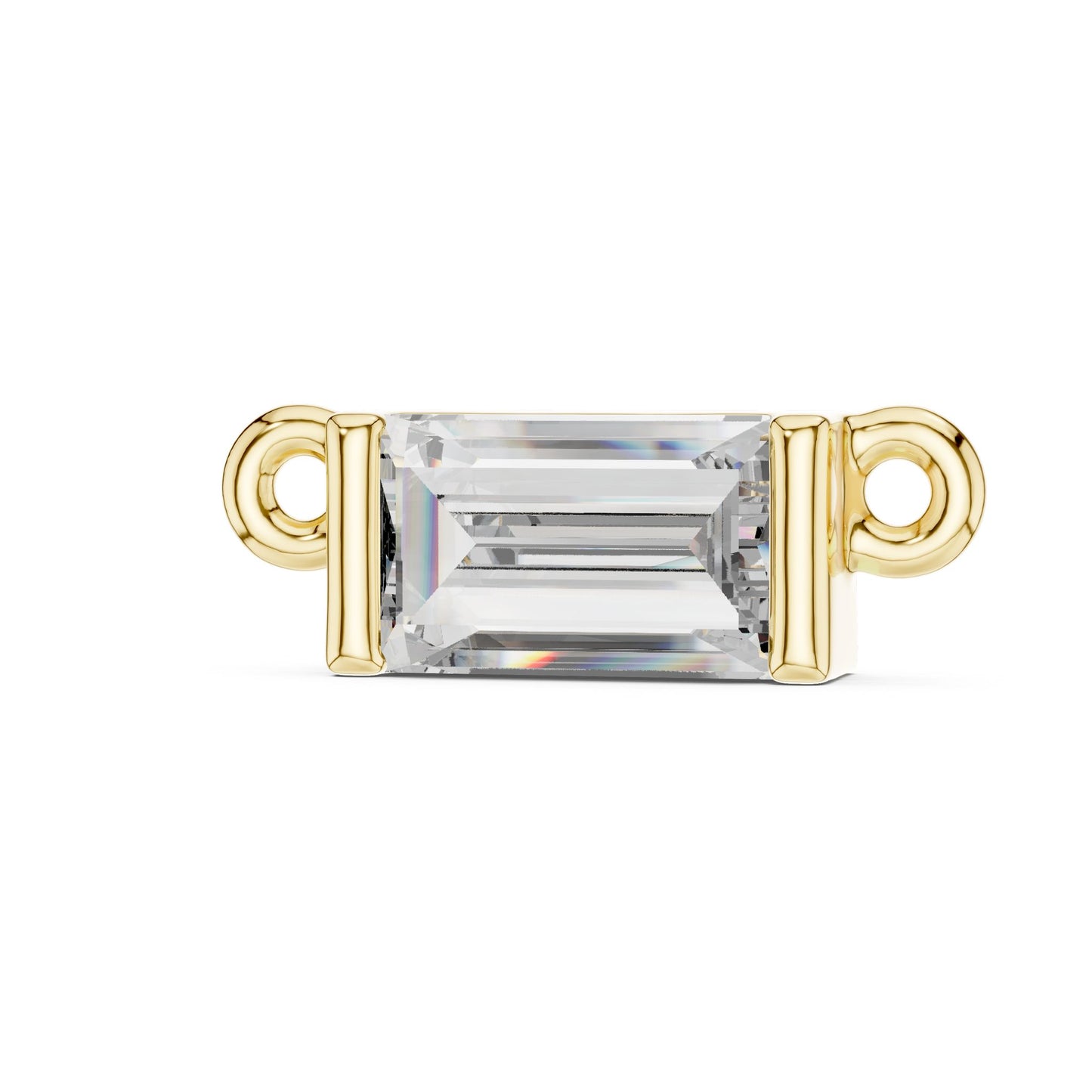 Emerald Lab Grown Diamond Pendant