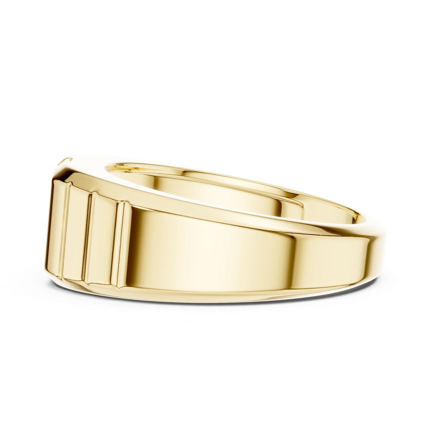Men's Emerald Lab Grown Diamond Ring