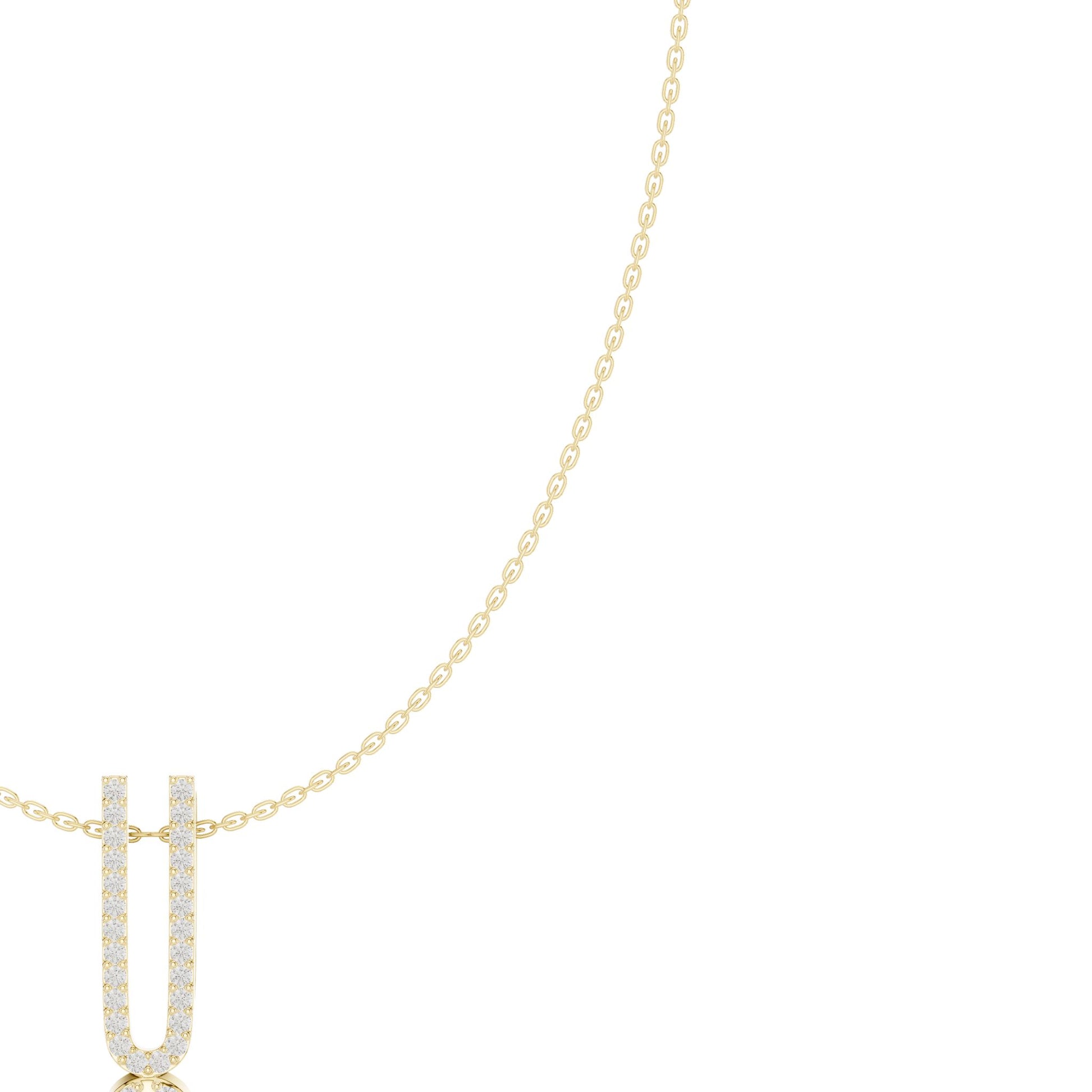 Emerald Lab Grown Diamond Pendant