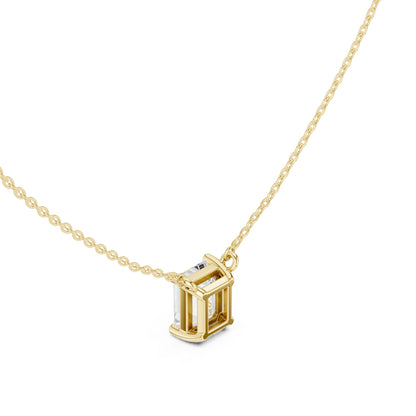 Emerald Lab Grown Diamond Pendant
