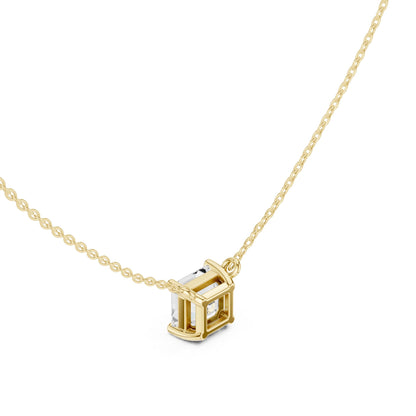 Emerald Lab Grown Diamond Pendant