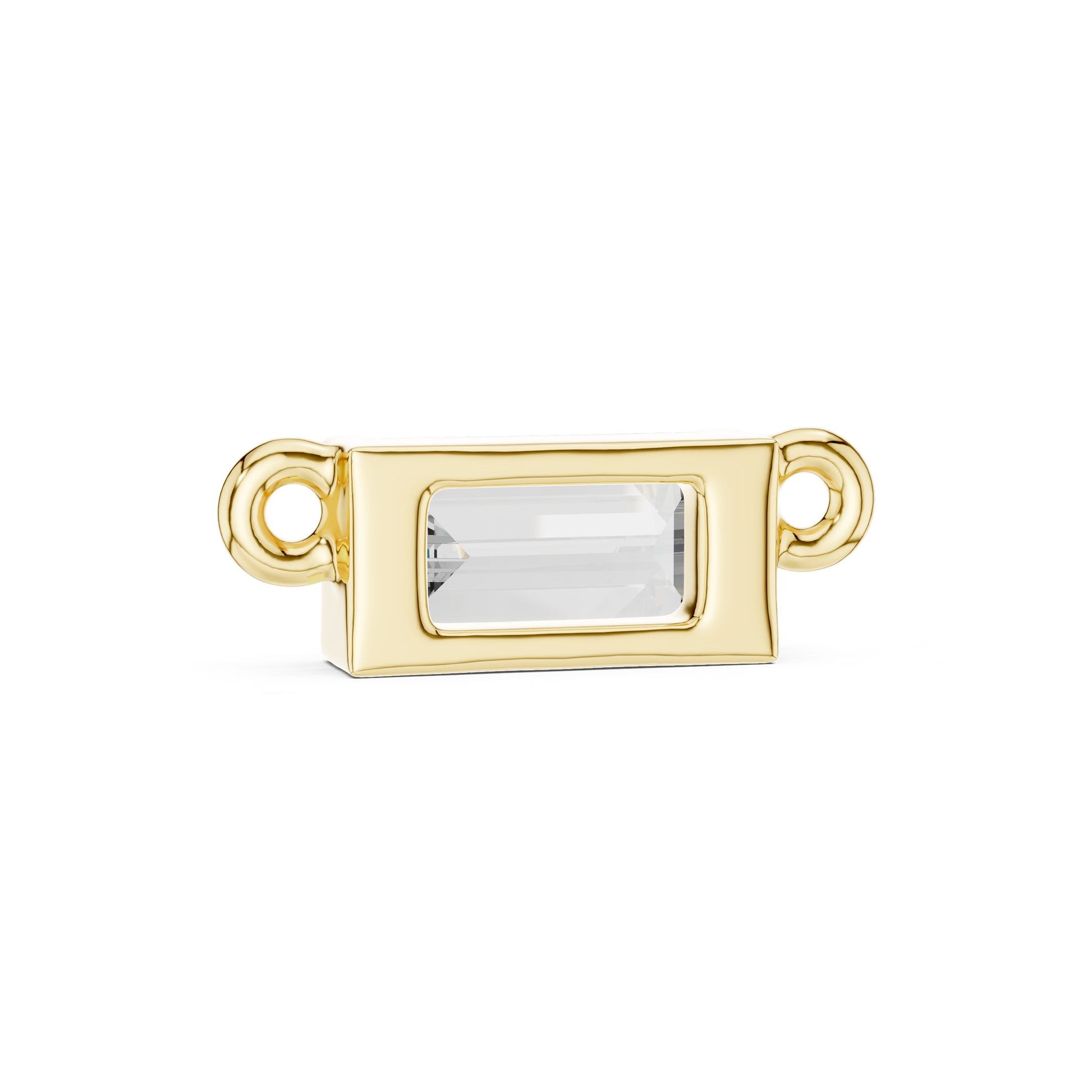 Emerald Lab Grown Diamond Pendant