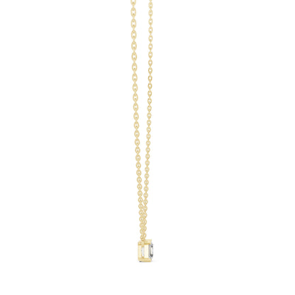 Emerald Lab Grown Diamond Pendant