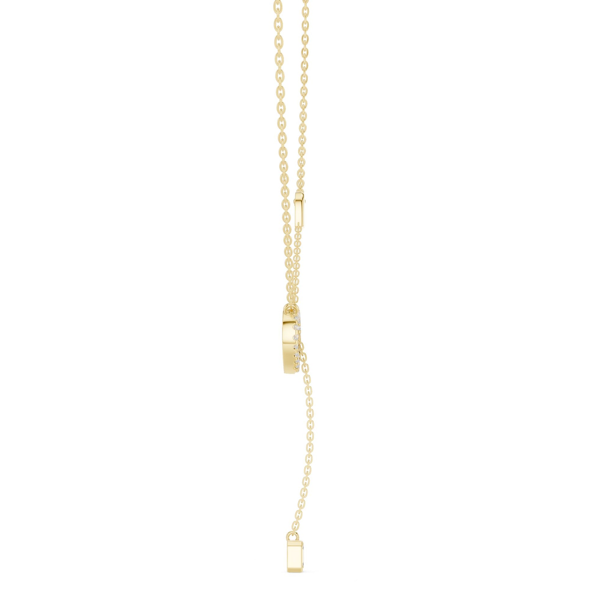 Emerald Lab Grown Diamond Pendant