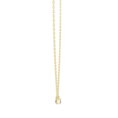 Emerald Lab Grown Diamond Pendant