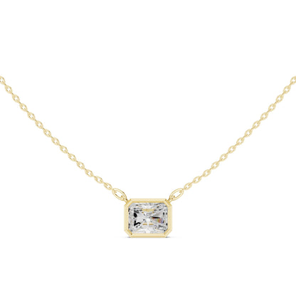 Emerald Lab Grown Diamond Pendant