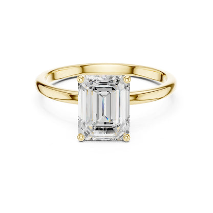 Women's Emerald Lab Grown Diamond Ring