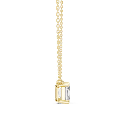 Emerald Lab Grown Diamond Pendant