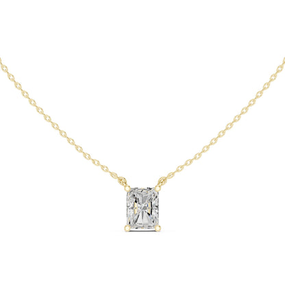 Emerald Lab Grown Diamond Pendant