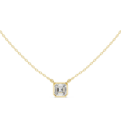 Emerald Lab Grown Diamond Pendant