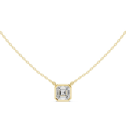 Emerald Lab Grown Diamond Pendant