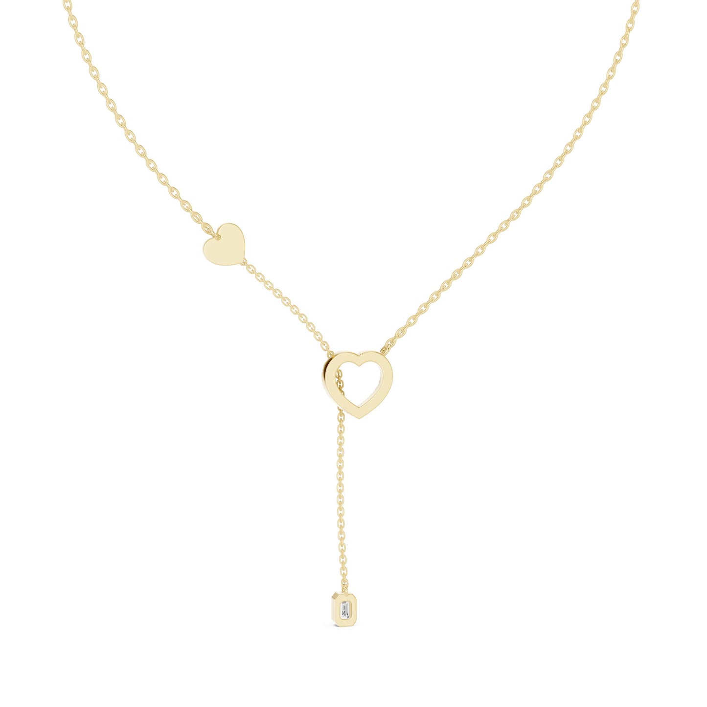 Emerald Lab Grown Diamond Pendant