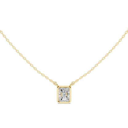 Emerald Lab Grown Diamond Pendant