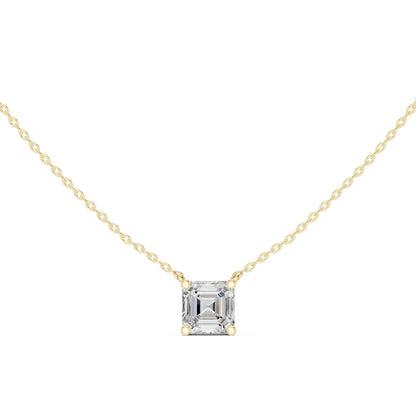Emerald Lab Grown Diamond Pendant