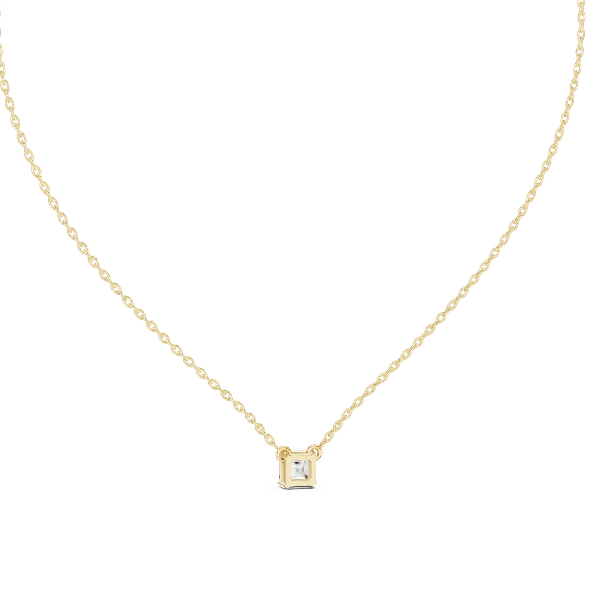Emerald Lab Grown Diamond Pendant