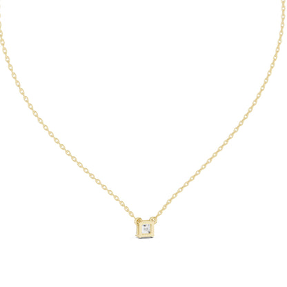 Emerald Lab Grown Diamond Pendant