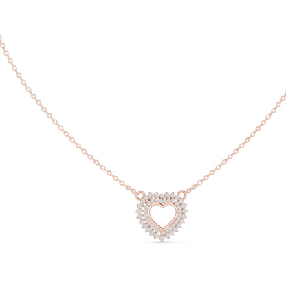 Heart Lab Grown Diamond Halo Pendant