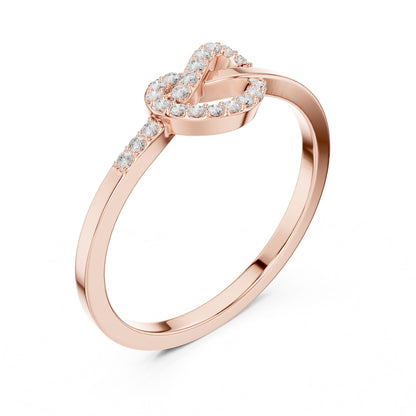Women's Heart Lab Grown Diamond Halo Ring