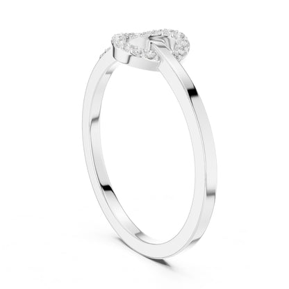 Women's Heart Lab Grown Diamond Halo Ring