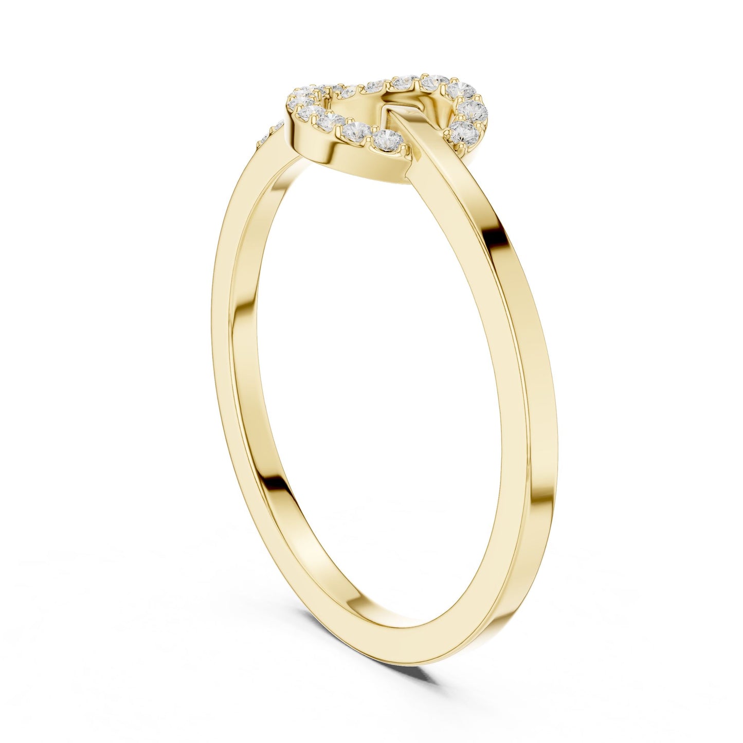 Women's Heart Lab Grown Diamond Halo Ring